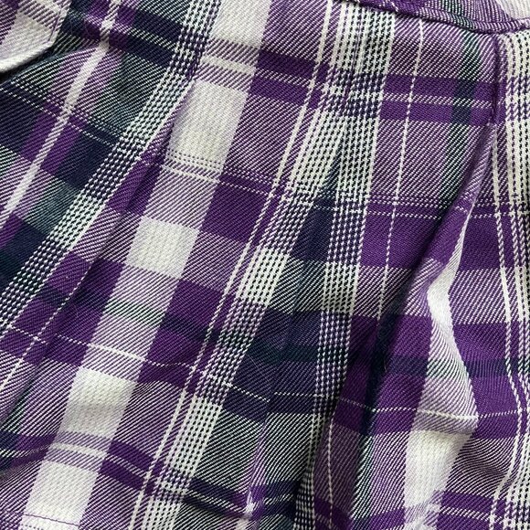 Garanimals Plaid Pleated Skort 18M | Purple Casual VGUC Toddler Skirt Shorts - Picture 6 of 14